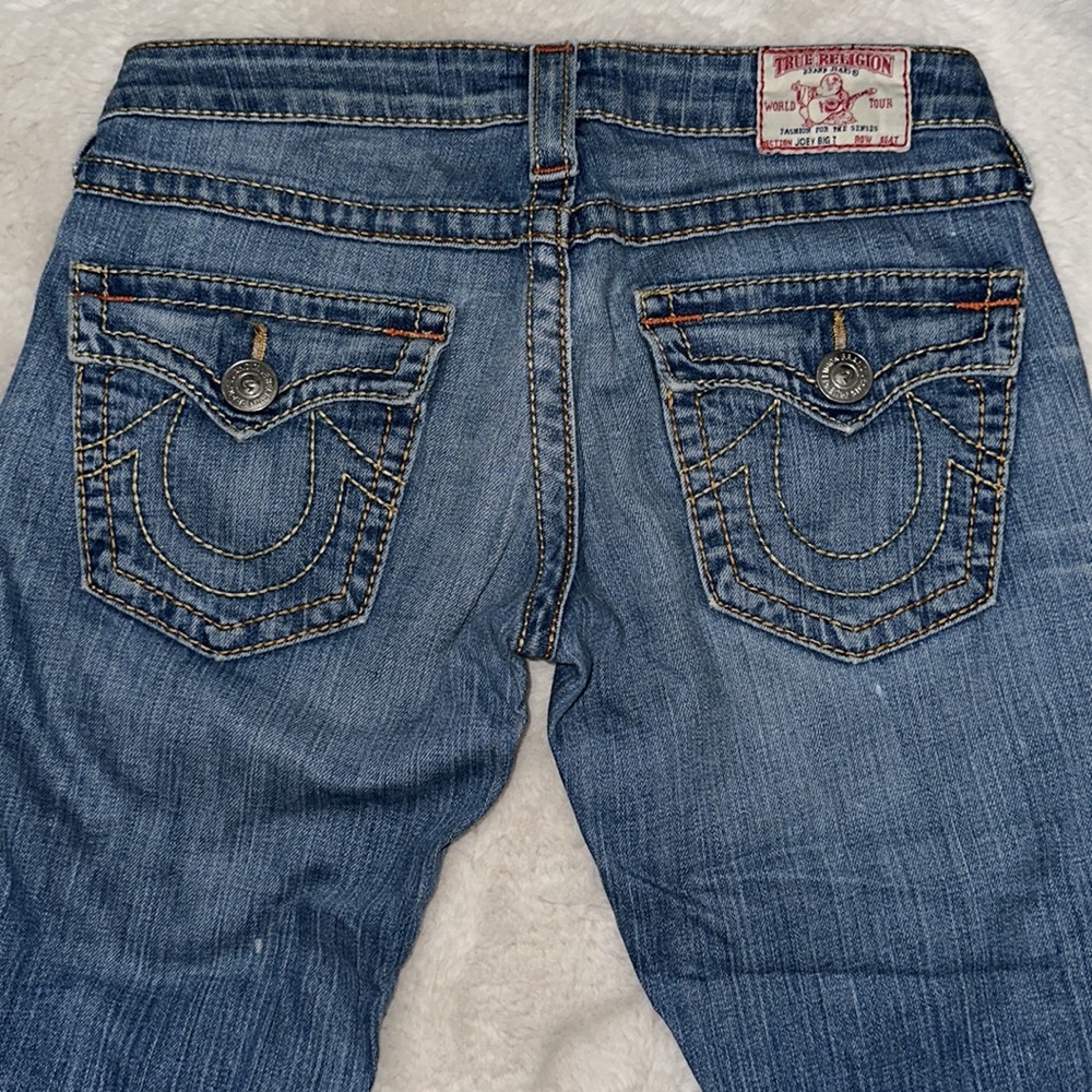 AUTHENTIC TRUE RELIGION LIGHT DENIM JEANS